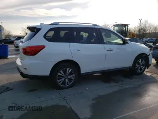 2019 Nissan Pathfinder S with VIN 5N1DR2MM6KC581307, listed as a Copart auction lot 52514935 with 157,875 mi miles and Clean Title. Bid and sale history available at carsss.com. Image 3.