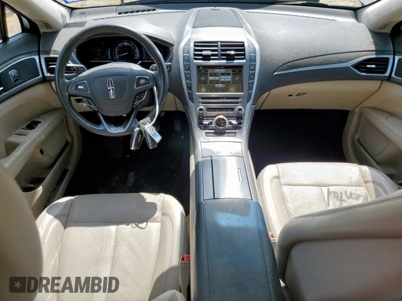 2017 Lincoln MKZ Hybrid Reserve with VIN 3LN6L5MU9HR632823, listed as a Copart auction lot 58886635 with 39,680 mi miles and Salvage title. Bid and sale history available at DreamBid. Image 8.