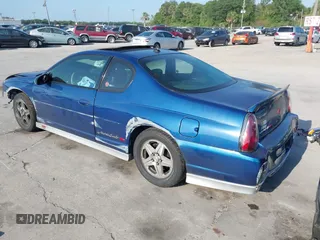 2003 Chevrolet Monte Carlo SS z VIN 2G1WX12K439368596, wystawiony jako IAAI lot #42103560 z przebiegiem 96 179 mil mil oraz . Historia ofert i sprzedaży dostępna na DreamBid. Obrazek 3.