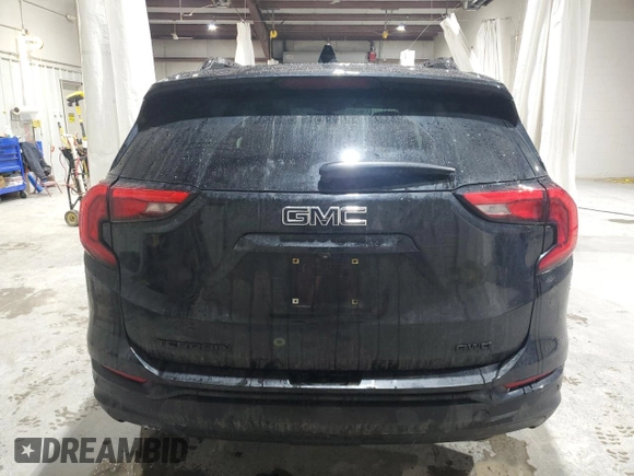 2019 GMC Terrain SLT with VIN 3GKALVEV1KL318698, listed as a Copart auction lot 47578195 with 74,001 mi miles and Salvage Title. Bid and sale history available at carsss.com. Image 6.