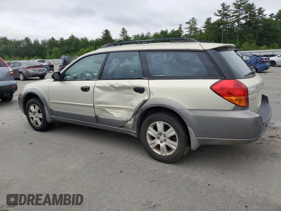 2005 Subaru Legacy Outback z VIN 4S4BP61C557336317, wystawiony jako Copart lot #61264215 z przebiegiem 156 893 mil mil oraz Szkoda całkowita • Salvage title. Historia ofert i sprzedaży dostępna na DreamBid. Obrazek 2.