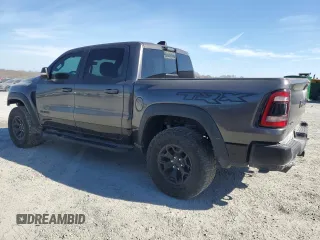 2021 Ram 1500 with VIN NCS107300, listed as a Copart auction lot 44147135 with 25,120 mi miles and Salvage title. Bid and sale history available at DreamBid. Image 2.