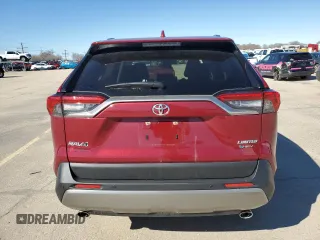 2025 Toyota RAV4 Hybrid Limited with VIN JTMD6RFV2SD153661, listed as a Copart auction lot 47197205 with 919 mi miles and Salvage Title. Bid and sale history available at carsss.com. Image 6.