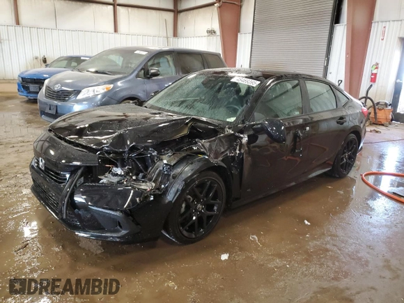 2024 Honda Civic Sedan Sport with VIN 2HGFE2F55RH509103, listed as a Copart auction lot 48469395 with 14,148 mi miles and Salvage Title. Bid and sale history available at carsss.com. Image 1.