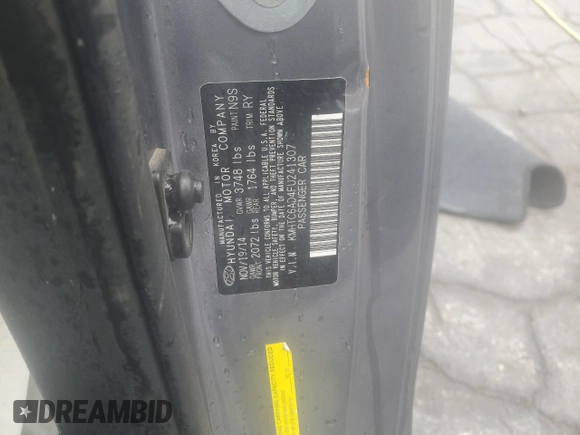 2015 Hyundai Veloster z VIN KMHTC6AD4FU241307, wystawiony jako Copart lot #53704525 z przebiegiem Nie podano mil oraz Szkoda całkowita • Salvage title. Historia ofert i sprzedaży dostępna na DreamBid. Obrazek 12.
