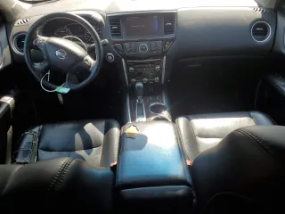 2016 Nissan Pathfinder Platinum with VIN 5N1AR2MM6GC618334, listed as a Copart auction lot 65502695 with 121,560 mi miles and Salvage title. Bid and sale history available at DreamBid. Image 8.