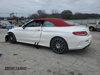 2023 Mercedes-Benz C 300 with VIN W1KWK8DB9PG132874, listed as a Copart auction lot 80416294 with 10,334 mi miles and Salvage Title. Bid and sale history available at DreamBid. Image 2.