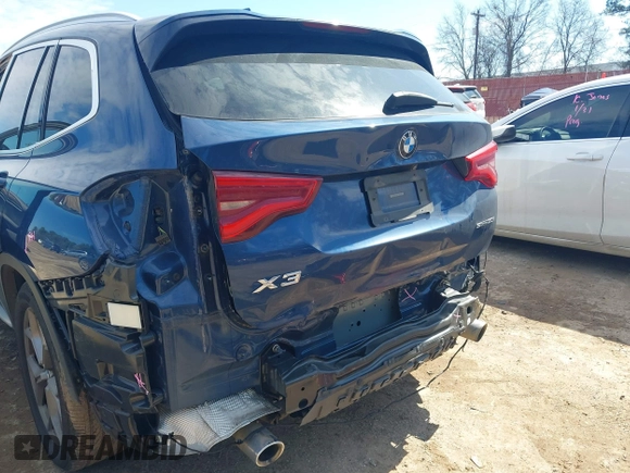 2021 BMW X3 sDrive30i with VIN 5UXTY3C09M9E25058, listed as a IAAI auction lot 41619833 with 94,179 mi miles and . Bid and sale history available at DreamBid. Image 6.