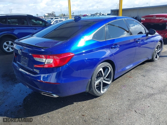 2022 Honda Accord Sedan Sport SE with VIN 1HGCV1F45NA066576, listed as a IAAI auction lot 41778147 with 40,650 mi miles. Bid and sale history available at carsss.com. Image 4.