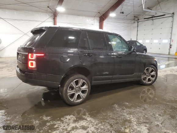 2019 Land Rover Range Rover HSE with VIN SALGS2SV5KA542486, listed as a Copart auction lot 44605685 with 37,986 mi miles and Salvage Title. Bid and sale history available at carsss.com. Image 3.
