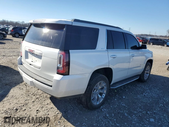 2017 GMC Yukon SLT with VIN 1GKS1BKC5HR337672, listed as a Copart auction lot 88647345 with 121,648 mi miles and Salvage Title. Bid and sale history available at carsss.com. Image 3.