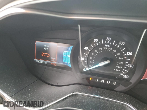 2016 Ford Fusion SE with VIN 1FA6P0HD7G5113427, listed as a Copart auction lot 52494244 with 88,735 mi miles and Salvage title. Bid and sale history available at DreamBid. Image 9.