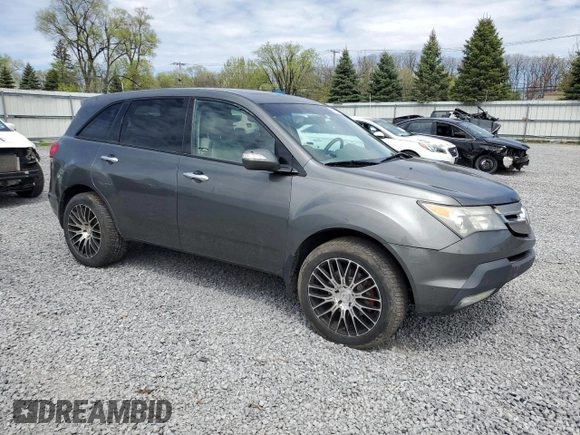 2007 Acura MDX Tech Pkg with VIN 2HNYD28317H523240, listed as a Copart auction lot 55275295 with 205,768 mi miles and Clean Title. Bid and sale history available at carsss.com. Image 4.
