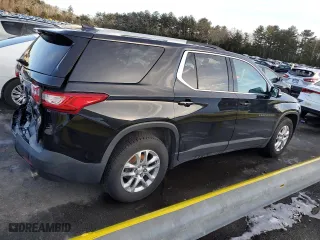 2018 Chevrolet Traverse LT Cloth with VIN 1GNEVGKWXJJ196615, listed as a Copart auction lot 45556125 with 125,642 mi miles and Salvage Title. Bid and sale history available at carsss.com. Image 3.