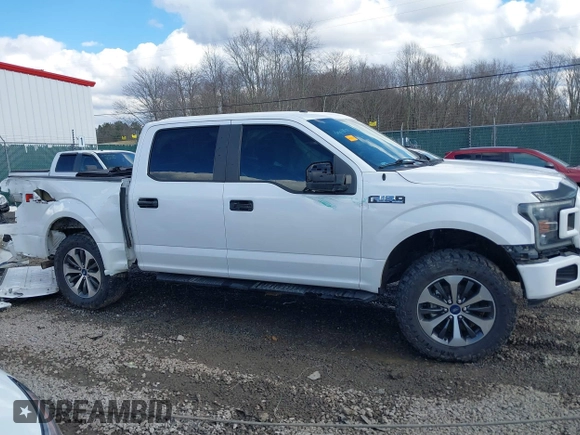 2019 Ford F-150 XL with VIN 1FTEW1EP8KKD11487, listed as a IAAI auction lot 41643388 with 109,881 mi miles and . Bid and sale history available at DreamBid. Image 14.