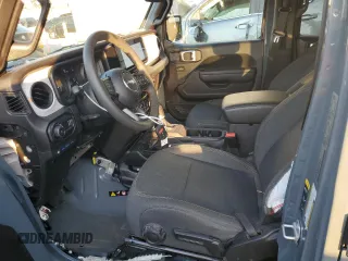 2024 Jeep Wrangler Sport S z VIN 1C4RJXN67RW324020, wystawiony jako Copart lot #74993914 z przebiegiem 2 169 mil mil oraz Szkoda całkowita • Salvage title. Historia ofert i sprzedaży dostępna na DreamBid. Obrazek 7.
