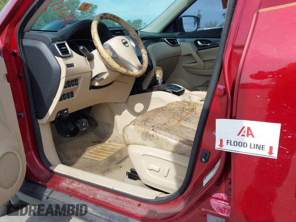 2014 Nissan Rogue SV with VIN 5N1AT2MT6EC780907, listed as a IAAI auction lot 41884181 with Not Provided miles and . Bid and sale history available at carsss.com. Image 6.