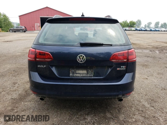 2017 Volkswagen Golf S with VIN 3VW017AU9HM542386, listed as a Copart auction lot 59942175 with 185,613 mi miles and Salvage title. Bid and sale history available at DreamBid. Image 6.