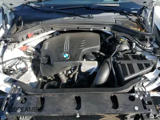 2017 BMW X3 sDrive28i with VIN 5UXWZ7C39H0V92670, listed as a Copart auction lot 86140754 with 107,846 mi miles and Salvage Title. Bid and sale history available at carsss.com. Image 12.