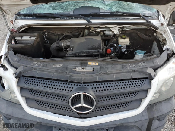 2017 Mercedes-Benz Sprinter Cargo Van Worker with VIN WD3PE7CDXHP517021, listed as a Copart auction lot 87918765 with 131,306 mi miles and Salvage Title. Bid and sale history available at carsss.com. Image 11.