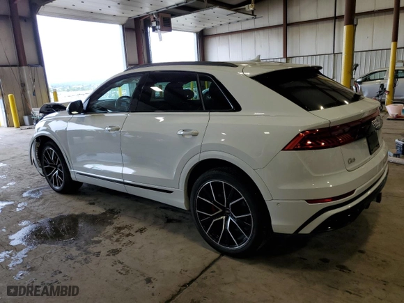 2020 Audi Q8 Prestige with VIN WA1FVAF15LD022939, listed as a Copart auction lot 57142233 with 35,061 mi miles. Bid and sale history available at carsss.com. Image 2.