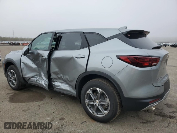 2024 Chevrolet Blazer LT with VIN 3GNKBHR40RS157242, listed as a Copart auction lot 50134195 with 7,253 mi miles and Salvage title. Bid and sale history available at DreamBid. Image 2.