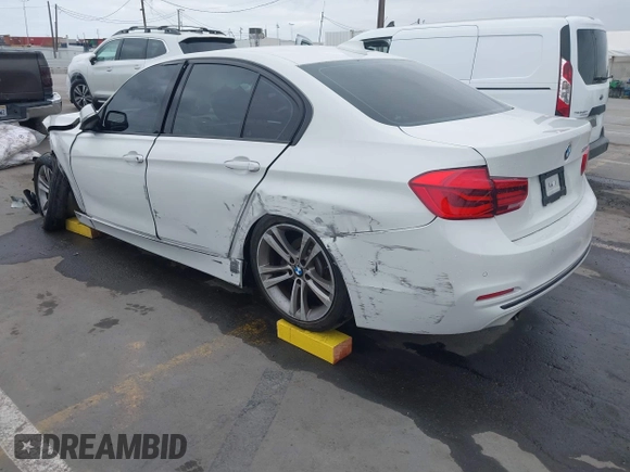 2016 BMW 3 Series 328i with VIN WBA8E9G5XGNT86382, listed as a IAAI auction lot 42056602 with 149,452 mi miles. Bid and sale history available at carsss.com. Image 3.