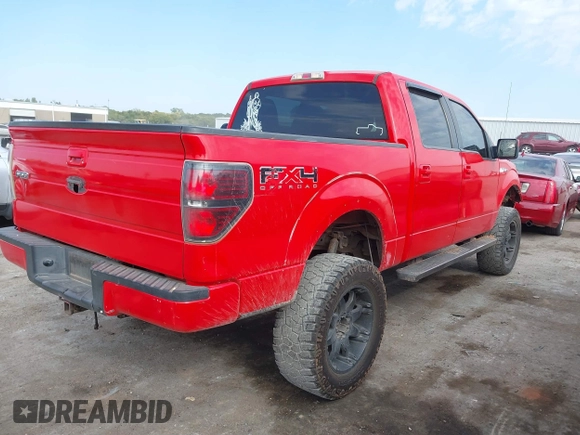 2011 Ford F-150 XLT with VIN 1FTFW1ET3BFC64671, listed as a IAAI auction lot 40610978 with 161,997 mi miles. Bid and sale history available at carsss.com. Image 4.