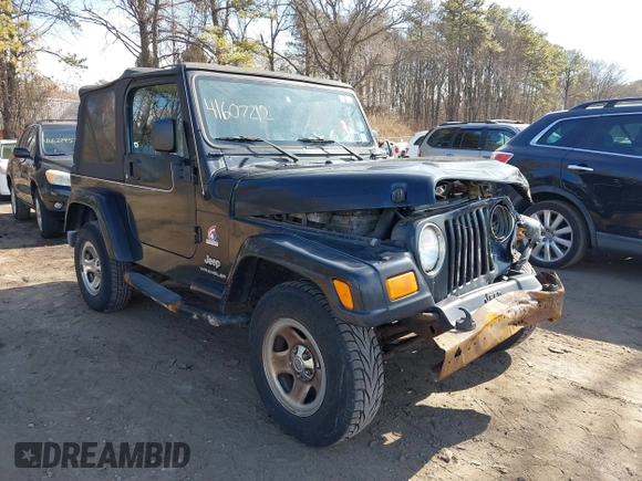 2003 Jeep Wrangler X with VIN 1J4FA39S53P362991, listed as a IAAI auction lot 41607212 with 240,556 mi miles. Bid and sale history available at carsss.com. Image 1.