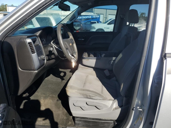 2018 Chevrolet Silverado 1500 Custom with VIN 1GCRCPEH6JZ238258, listed as a Copart auction lot 80294904 with 59,627 mi miles and Non Repairable. Bid and sale history available at carsss.com. Image 7.