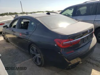 2017 BMW 7 Series 740i with VIN WBA7E2C53HG739785, listed as a Copart auction lot 62571063 with 0 mi miles. Bid and sale history available at carsss.com. Image 2.