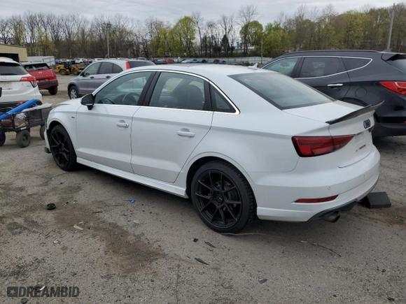 2017 Audi A3 Sedan Premium Plus with VIN WAUJ8GFF2H1007312, listed as a Copart auction lot 53650155 with 92,920 mi miles and Salvage Title. Bid and sale history available at carsss.com. Image 2.