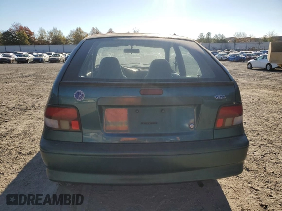 1996 Ford Aspire z VIN KNJLT06H0T6195551, wystawiony jako Copart lot #79450694 z przebiegiem 887 992 mil mil oraz Czysty tytuł • Clean title. Historia ofert i sprzedaży dostępna na DreamBid. Obrazek 6.