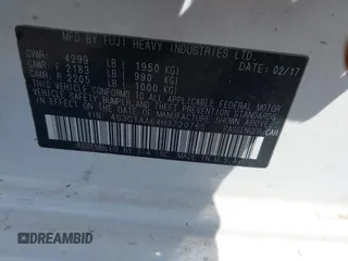 2017 Subaru Impreza с VIN 4S3GTAA64H3720765, выставлен на аукционе IAAI как лот 42087571 с пробегом 237 010 миль миль и . История ставок и продаж доступна на DreamBid. Изображение 8.
