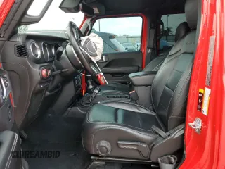 2021 Jeep Wrangler Unlimited Sahara with VIN 1C4JJXP64MW766076, listed as a Copart auction lot 63644955 with 92,421 mi miles and Salvage title. Bid and sale history available at DreamBid. Image 7.