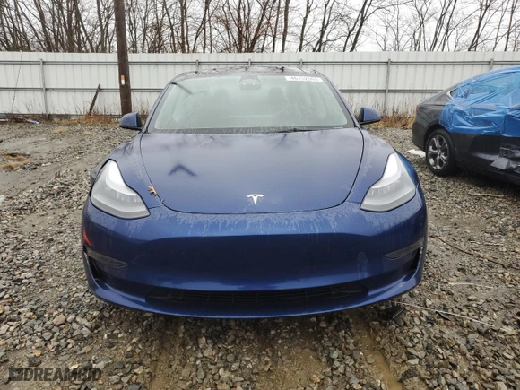 2023 Tesla Model 3 with VIN 5YJ3E1EA2PF498137, listed as a Copart auction lot 46152065 with 27,856 mi miles and Salvage Title. Bid and sale history available at carsss.com. Image 5.