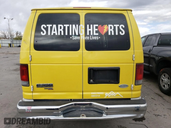 2012 Ford Econoline Passenger XL with VIN 1FBSS3BS4CDB20579, listed as a Copart auction lot 50754515 with 189,191 mi miles and Salvage Title. Bid and sale history available at DreamBid. Image 6.