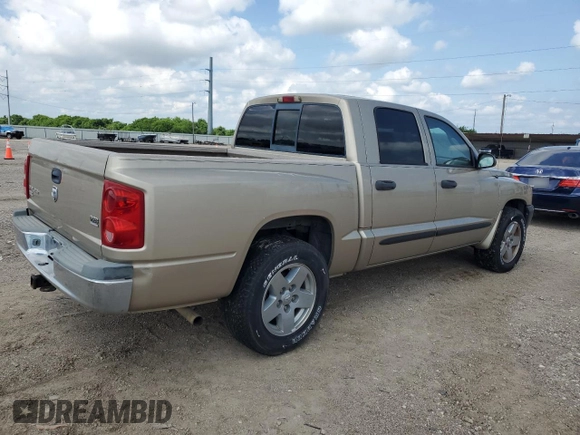 2005 Dodge Dakota SLT with VIN 1D7HE48N65S215055, listed as a Copart auction lot 56193435 with 140,705 mi miles and Clean Title. Bid and sale history available at DreamBid. Image 3.