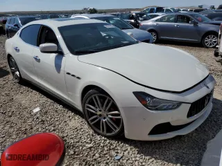 2015 Maserati Ghibli S Q4 with VIN ZAM57RTA0F1146469, listed as a Copart auction lot 62918323 with 87,333 mi miles. Bid and sale history available at carsss.com. Image 4.