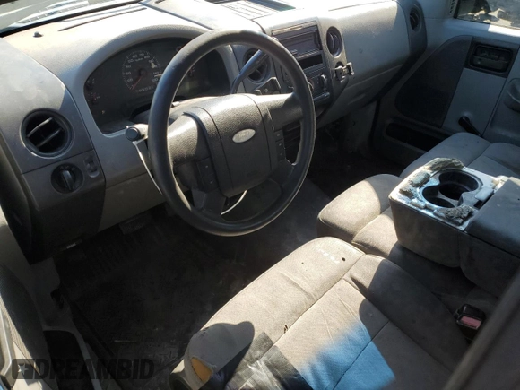 2005 Ford F-150 XL with VIN 1FTRF12WX5NA21395, listed as a Copart auction lot 44260355 with 261,053 mi miles and Salvage Title. Bid and sale history available at carsss.com. Image 8.