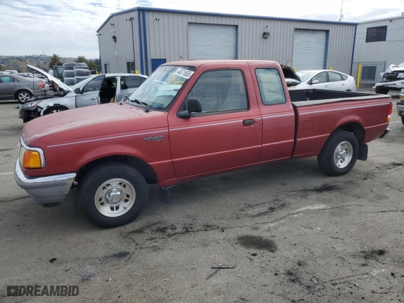 1997 Ford Ranger XL with VIN 1FTCR14A6VPA75280, listed as a Copart auction lot 44071655 with 234,088 mi miles and Clean Title. Bid and sale history available at carsss.com. Image 1.