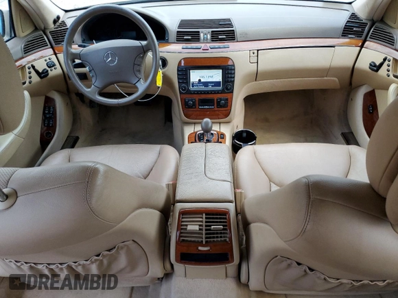 2003 Mercedes-Benz S-Class 4.3L with VIN WDBNG70J13A378120, listed as a Copart auction lot 42592815 with 0 mi miles and Salvage Title. Bid and sale history available at carsss.com. Image 8.