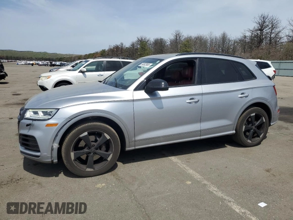 2019 Audi SQ5 Premium Plus with VIN WA1B4AFY2K2131402, listed as a Copart auction lot 54062965 with 32,639 mi miles and Salvage Title. Bid and sale history available at DreamBid. Image 1.