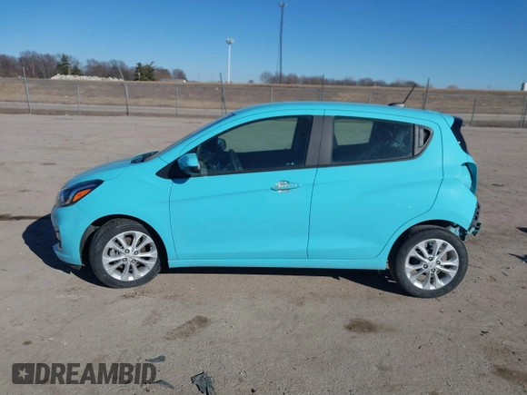 2022 Chevrolet Spark 1LT with VIN KL8CD6SA8NC019386, listed as a IAAI auction lot 41655291 with 16,479 mi miles. Bid and sale history available at carsss.com. Image 15.