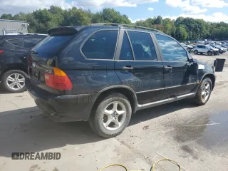 2001 BMW X5 3.0i with VIN WBAFA53511LM83216, listed as a Copart auction lot 69179654 with 0 mi miles and Salvage Title. Bid and sale history available at carsss.com. Image 3.
