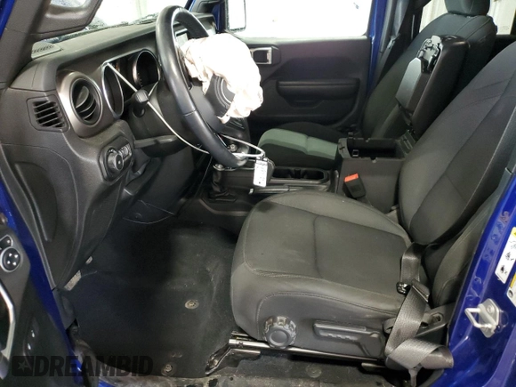 2018 Jeep Wrangler Unlimited Sport S with VIN 1C4HJXDN9JW187039, listed as a Copart auction lot 64260015 with 40,361 mi miles and Salvage title. Bid and sale history available at DreamBid. Image 7.