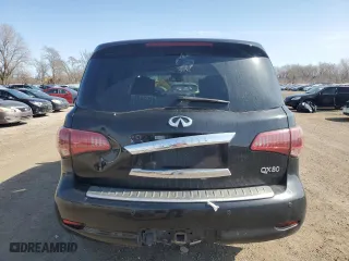 2014 Infiniti QX80 with VIN JN8AZ2NE5E9069249, listed as a Copart auction lot 49335375 with 197,386 mi miles and Salvage Title. Bid and sale history available at carsss.com. Image 6.