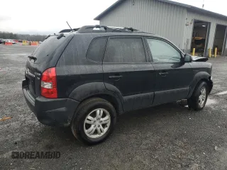 2008 Hyundai Tucson SE with VIN KM8JN72D98U848683, listed as a Copart auction lot 51710895 with 166,801 mi miles and Salvage Title. Bid and sale history available at carsss.com. Image 3.