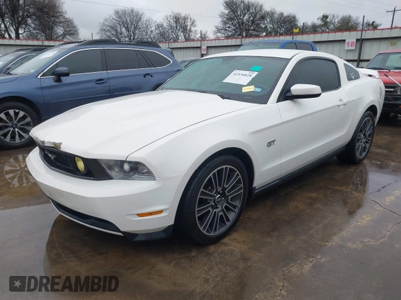 2010 Ford Mustang GT with VIN 1ZVBP8CH9A5104685, listed as a IAAI auction lot 41534828 with 82,771 mi miles and . Bid and sale history available at carsss.com. Image 2.