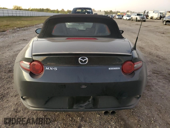 2021 Mazda MX-5 Miata Sport with VIN JM1NDAB79M0454876, listed as a Copart auction lot 82086434 with 74,035 mi miles and Salvage title. Bid and sale history available at DreamBid. Image 6.